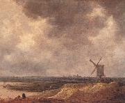 GOYEN, Jan van Windmill by a River fg Spain oil painting reproduction